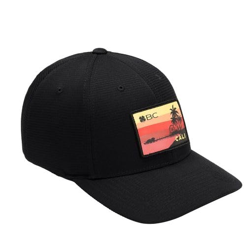 Black Clover Cali Resident Fitted Black hat with HD Print Patch S/M - Image 3