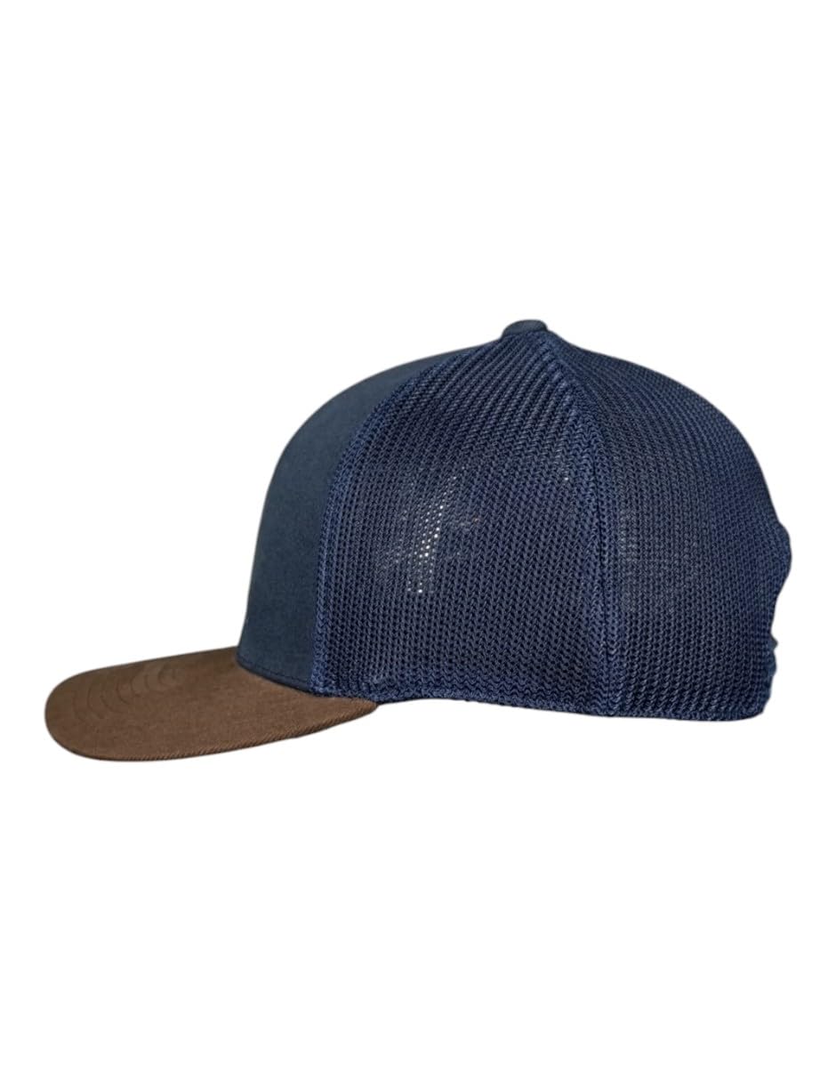 Black Clover Leroy Navy Adjustable Mesh Hat with HD Printed Patch - Image 3