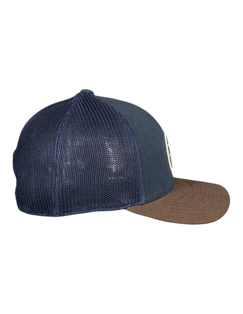 Black Clover Leroy Navy Adjustable Mesh Hat with HD Printed Patch - Image 6