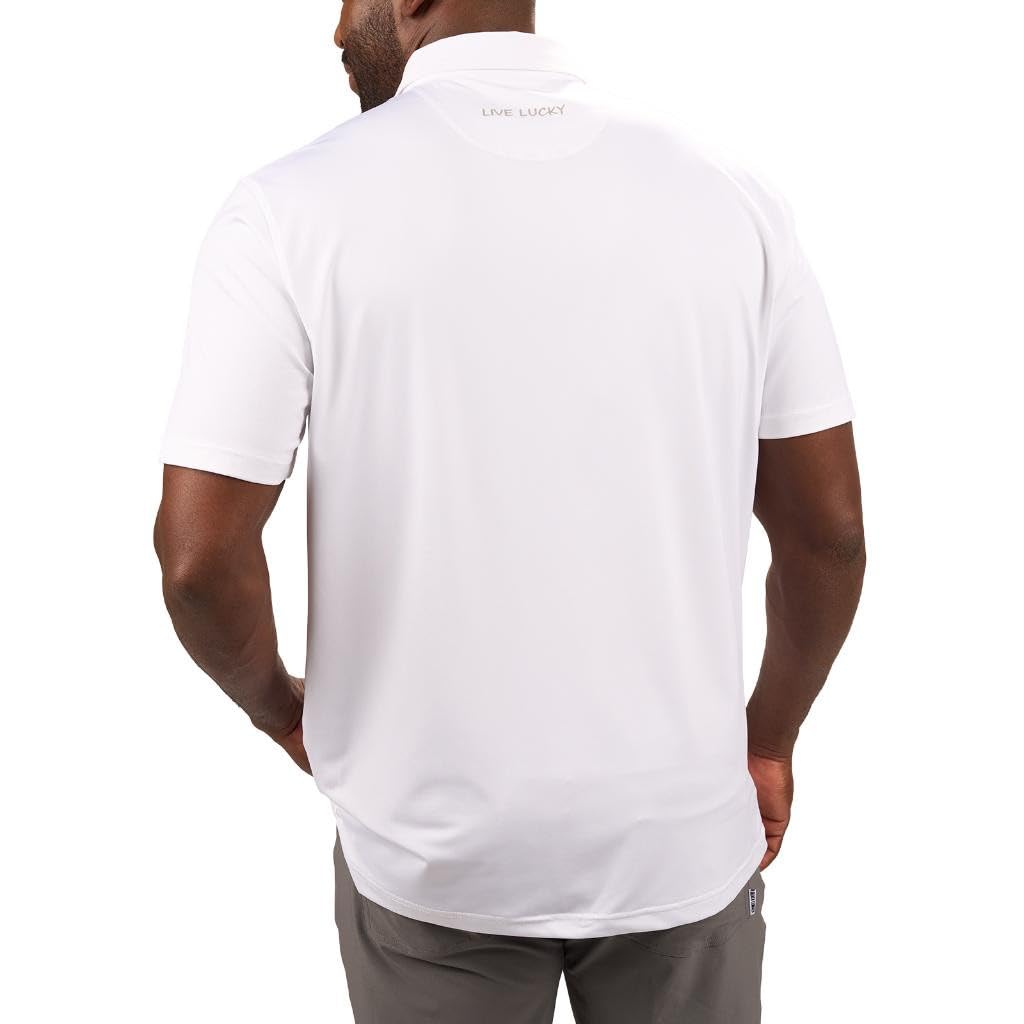 Black Clover Men's Short Sleeve Crockett Polo Shirt - Image 3