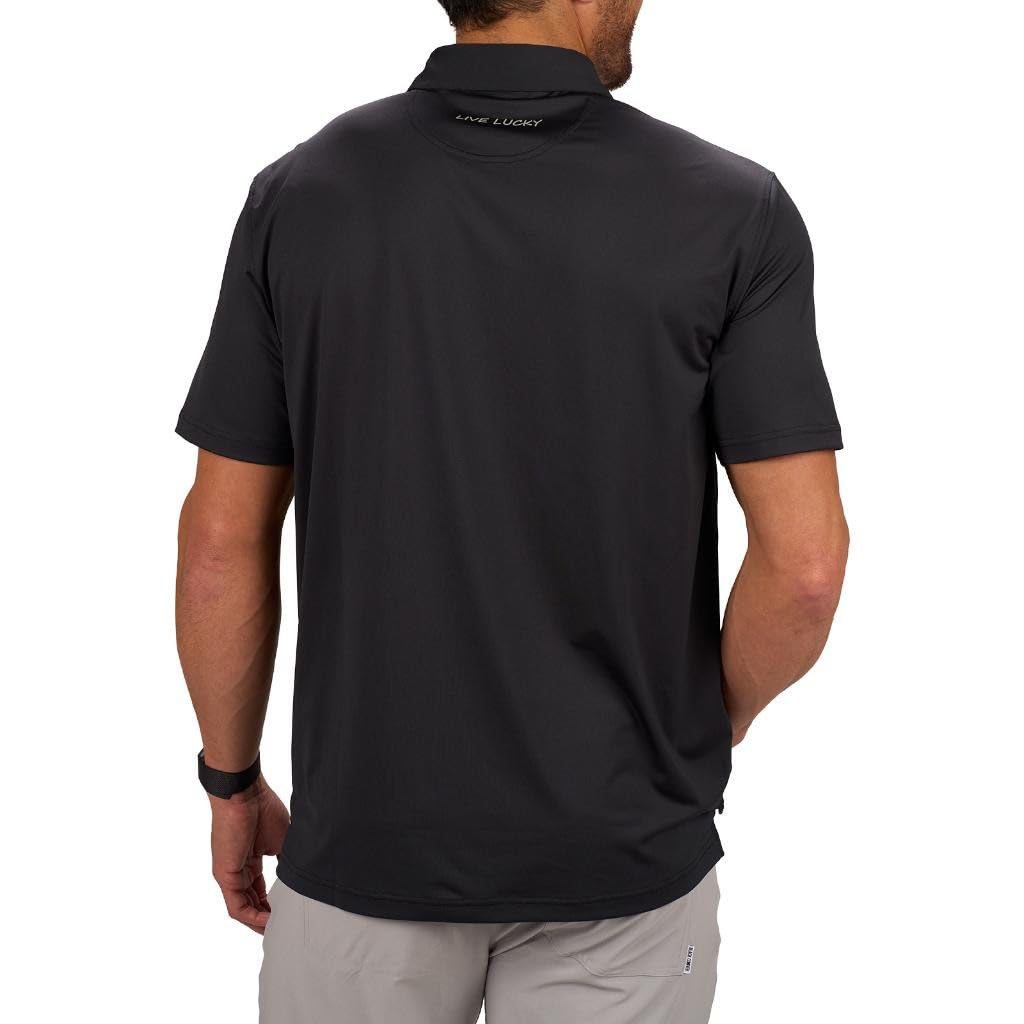 Black Clover Men's Short Sleeve Crockett Polo Shirt - Image 3