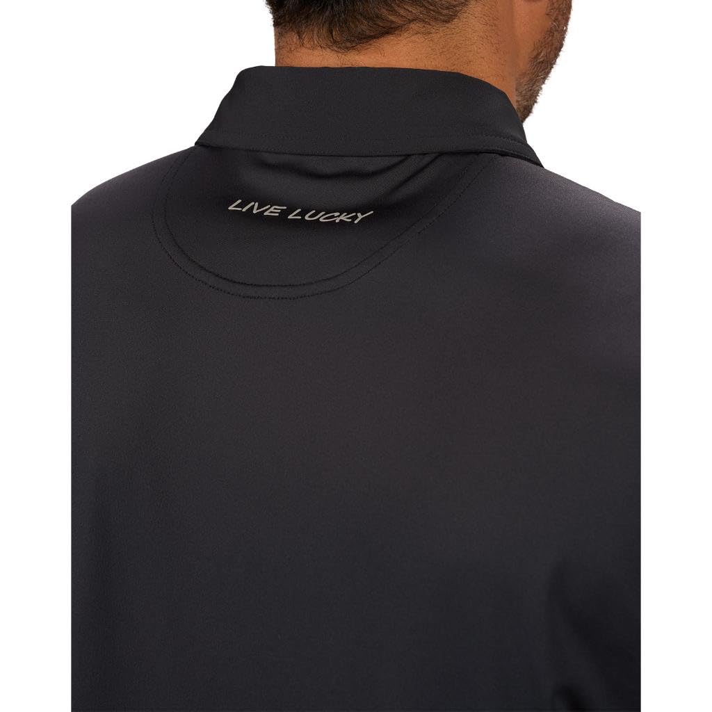 Black Clover Men's Short Sleeve Crockett Polo Shirt - Image 4