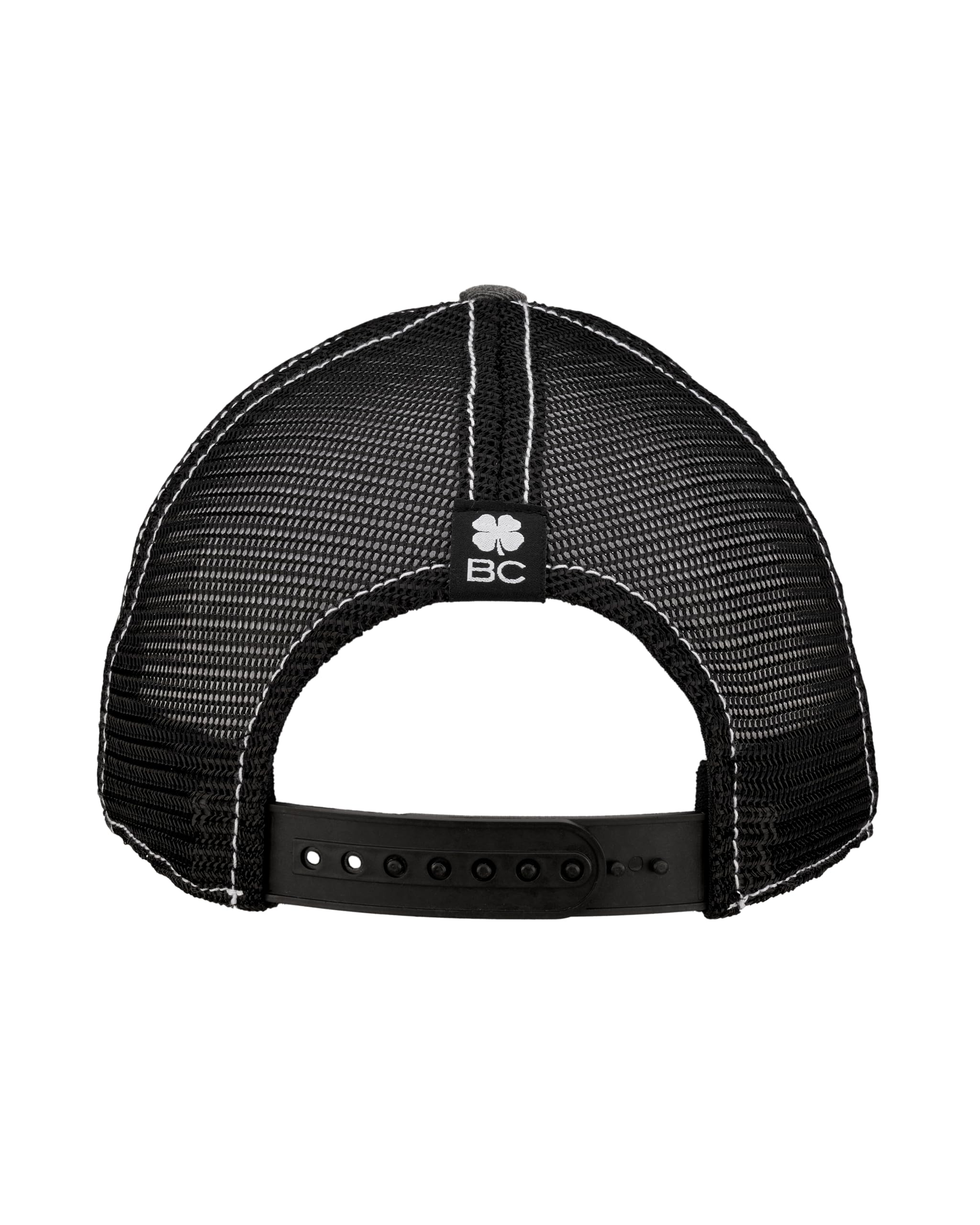 Black Clover Unisex Two Tone Vintage Mesh Sides Adjustable Snapback Golf Trucker Hat - Image 4